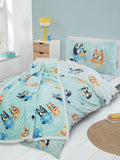 Bluey reversible duvet set single - British product