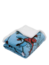 John Lewis Spiderman Sherpa Blanket Single- Buy online at McGrocer