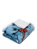 Spiderman sherpa blanket single size, imported from the UK