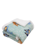 Bluey sherpa blanket 150x100cm, imported from the UK