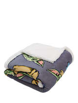 John Lewis Star Wars The Mandalorian Sherpa Blanket 150 x 100cm- Buy online at McGrocer