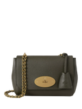 Mulberry Lily Heavy Grain Leather Chain Strap Shoulder Bag