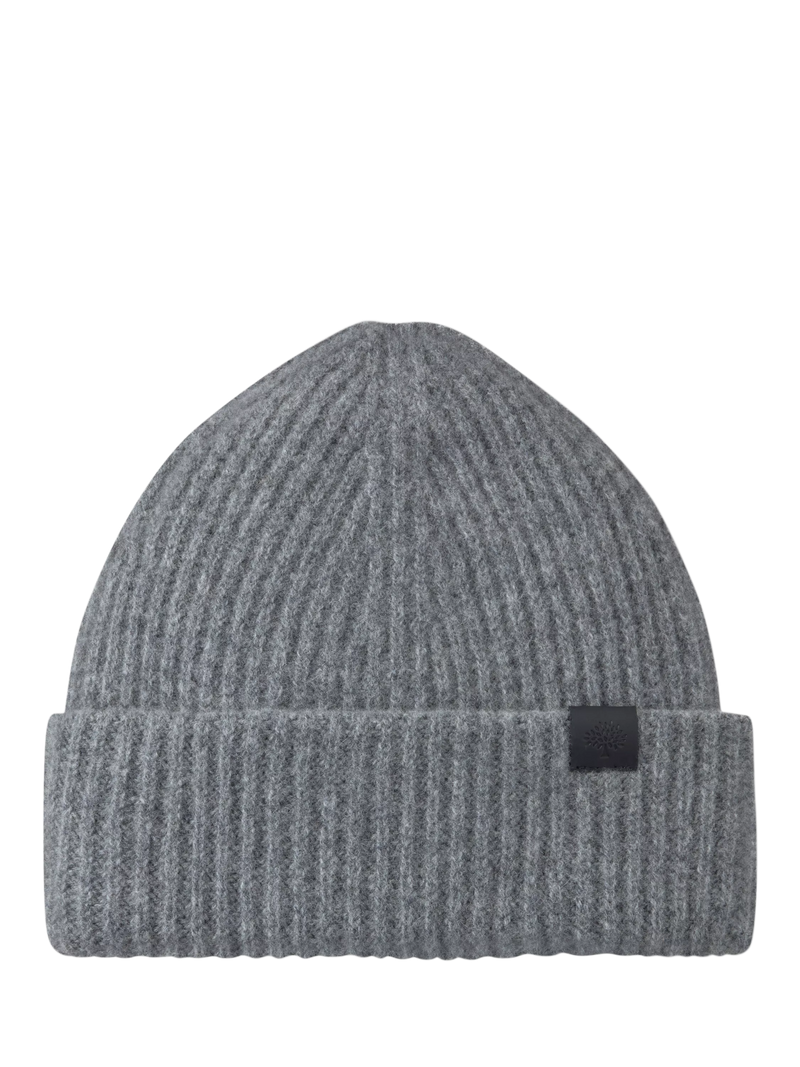 Mulberry Chunky Ribbed Beanie Hat