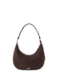 Aspinal of London large crescent suede bag, UK version