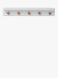 Obaby nursery wall shelf with hooks white (British brand)