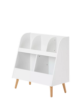 John Lewis Obaby Maya Nursery Toy Storage Unit, White/Natural- Buy online at McGrocer