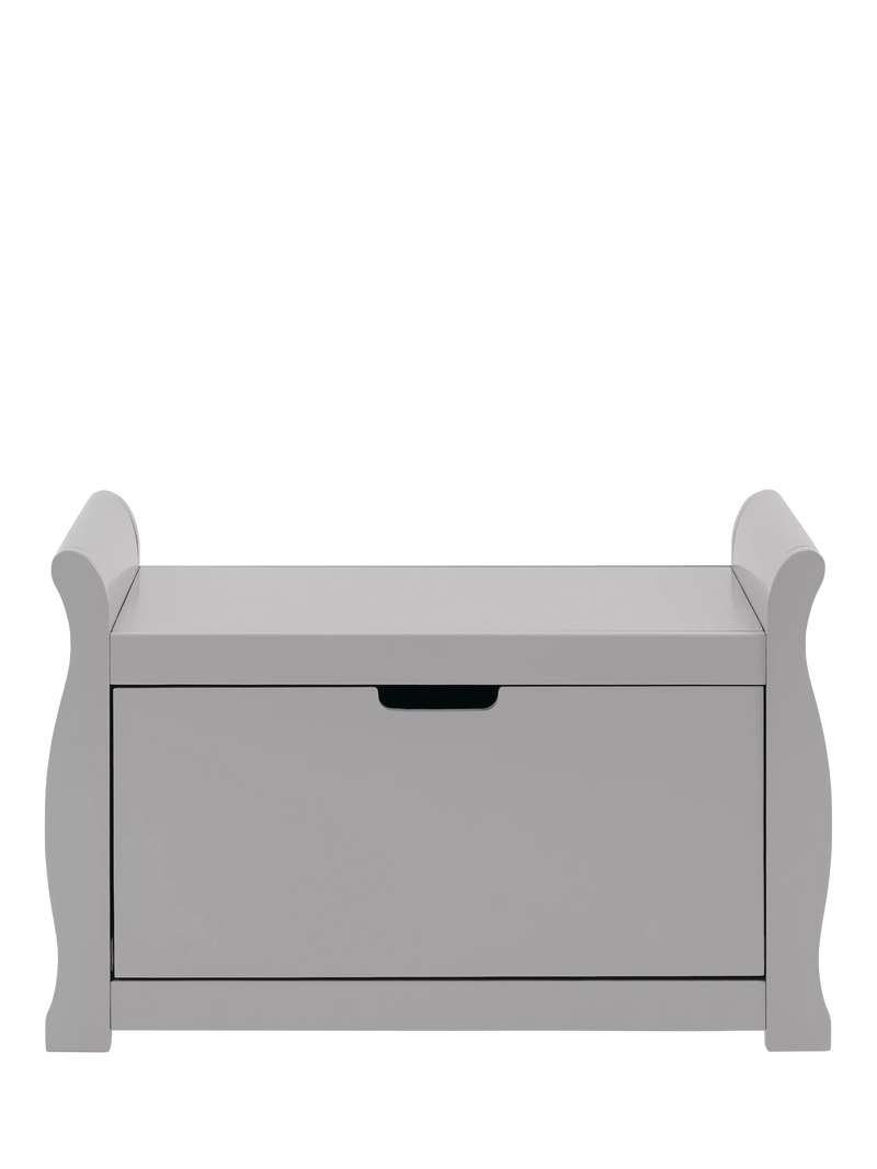 Obaby Stamford toy box warm grey - British product