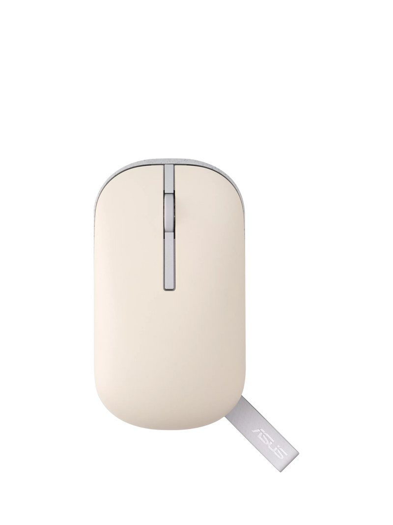 ASUS MD100 Marshmallow wireless mouse Oak Milk colour, UK version