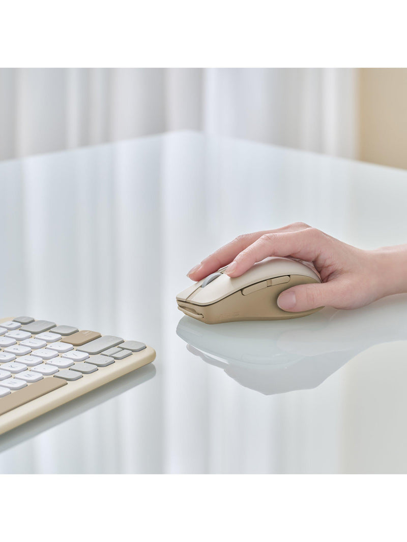 ASUS SmartO Mouse Silent Plus Cream, imported from the UK
