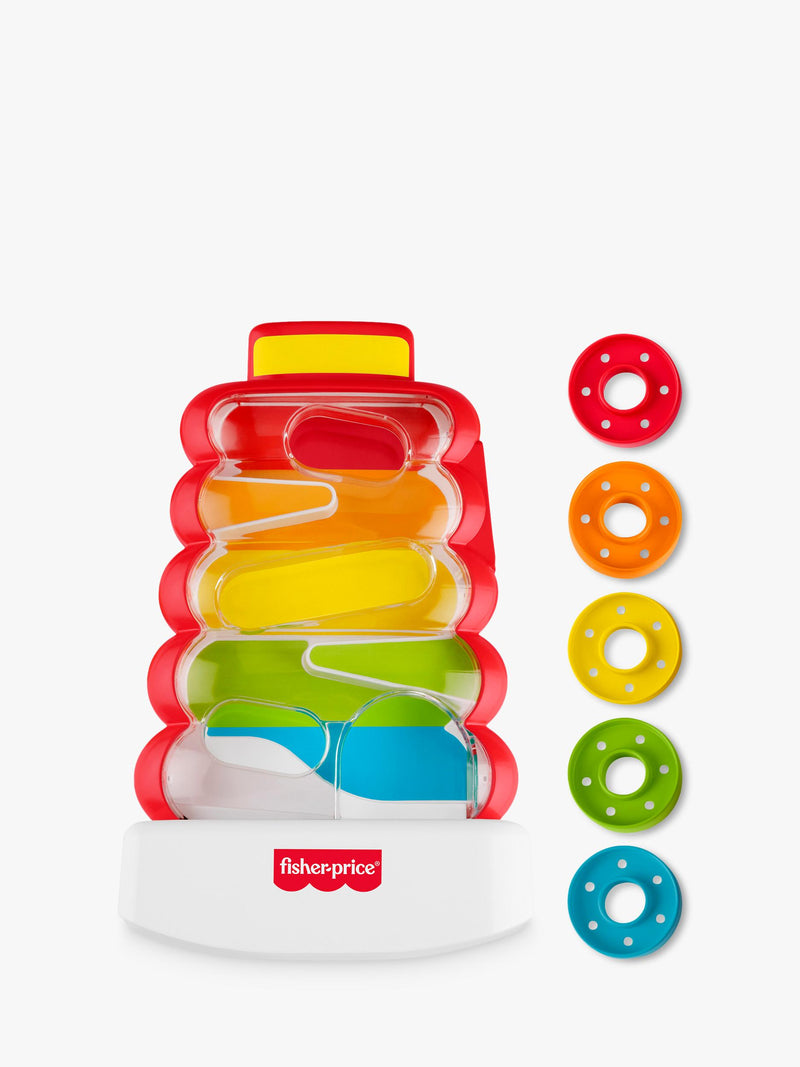 Fisher-Price Drop Through Rock-A-Stack baby ring stacker toy, imported from the UK