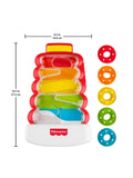 Fisher-Price Drop Through Rock-A-Stack baby ring stacker toy, imported from the UK