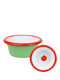 Talking Tables tomato enamel dip dish 8cm, British product