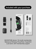 WHOOP Life MG fitness wearable with 12-month membership, imported from the UK