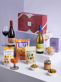 John Lewis wine and nibbles gift box (British brand)