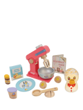 Bluey Duck Cake Baking Set with wooden toys - British product