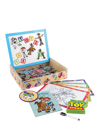 John Lewis Disney Toy Story Wooden Carry Case Activity Toy- Buy online at McGrocer