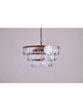nkuku Kagitha small glass chandelier adjustable drop (British brand)