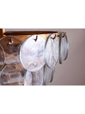 nkuku Kagitha small glass chandelier adjustable drop (British brand)