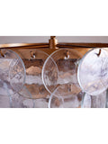 nkuku Kagitha small glass chandelier adjustable drop (British brand)