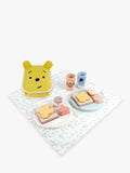 Winnie the Pooh picnic backpack set play food toy (British brand)