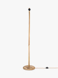 nkuku Namira mango wood floor lamp base natural - British product