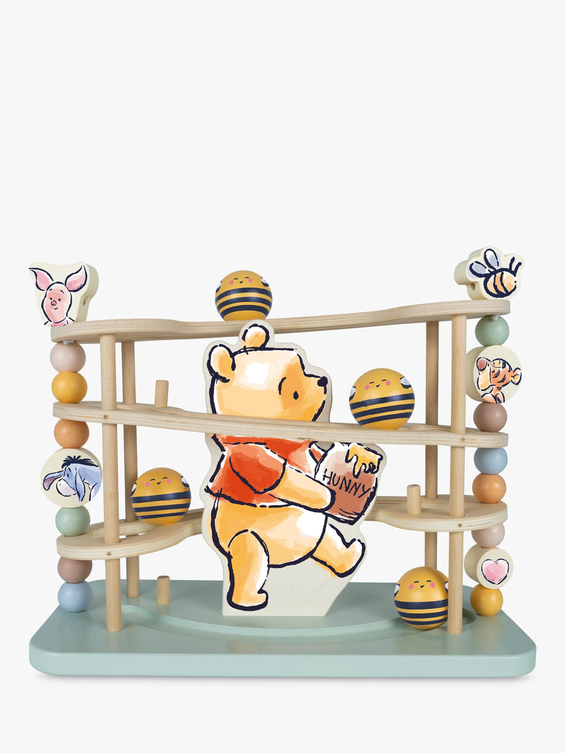 Winnie the Pooh wooden ball runner activity toy - British product