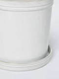 John Lewis classic glazed stoneware planter 19cm cream (British brand)