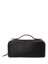 John Lewis OSPREY LONDON Jet Set Leather Wash Bag- Buy online at McGrocer