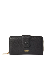 John Lewis OSPREY LONDON Core Medium Leather Popper Matinee Purse- Buy online at McGrocer