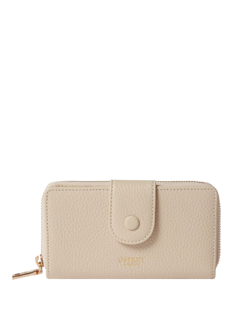 OSPREY LONDON Core Medium Leather Popper Matinee Purse