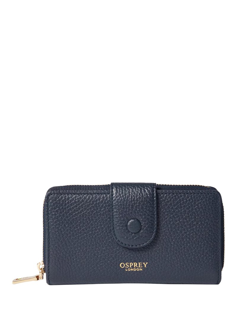 OSPREY LONDON Core Medium Leather Popper Matinee Purse