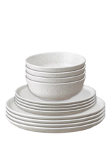 John Lewis Denby Grain Stoneware Dinnerware Set, 12 Piece- Buy online at McGrocer