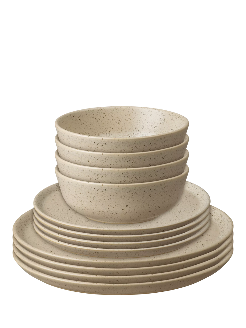 Denby Grain stoneware dinnerware set 12 piece (British brand)