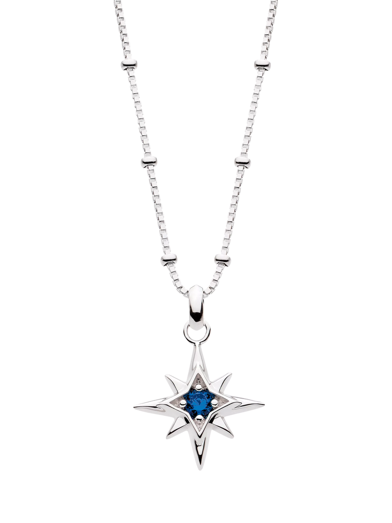 Kit Heath Céleste Aurora Birthstone Crystal Pendant Necklace 45cm