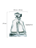 Crystalite Bohemia Lovers glass decanter set 550ml, UK version