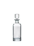 Crystalite Bohemia Tall Round Crystal Glass Spirits Decanter, 750ml, Clear