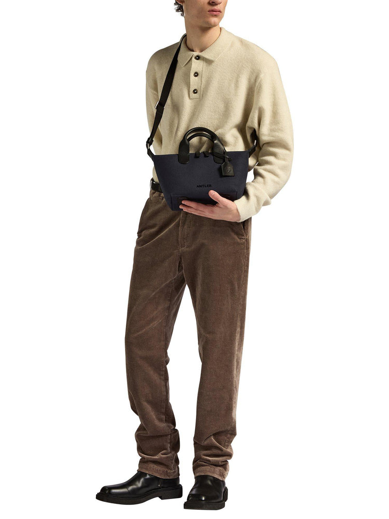 Antler Heritage Mini Canvas Crossbody Bag, water-repellent, imported from the UK