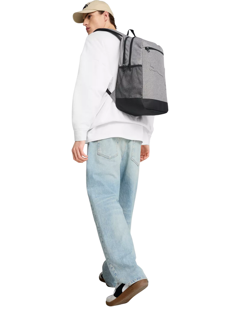 PUMA Buzz Backpack 28L medium gray heather (British brand)