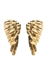 John Lewis UNOde50 Be Invincible Textured Wing Earrings Silver Plated Drop 10.90cm- Buy online at McGrocer
