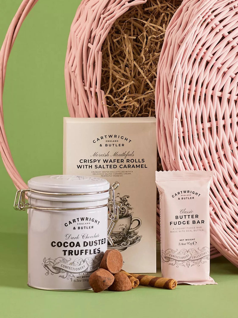 Cartwright & Butler Treats for Her wicker basket 885g - British product