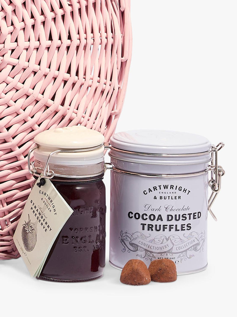 Cartwright & Butler Treats for Her wicker basket 885g - British product