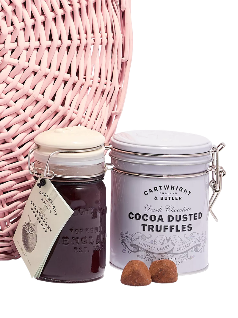 Cartwright & Butler Treats for Her wicker basket 885g - British product