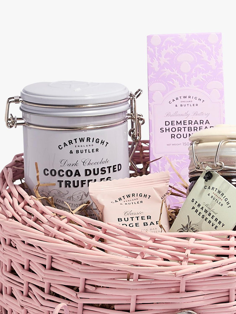 Cartwright & Butler Treats for Her wicker basket 885g - British product