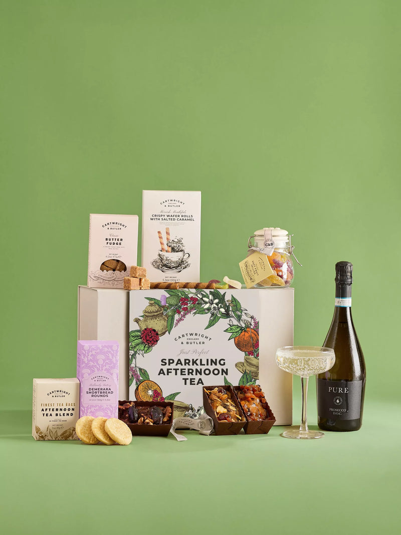 Cartwright & Butler Sparkling Afternoon Tea gift hamper - British product