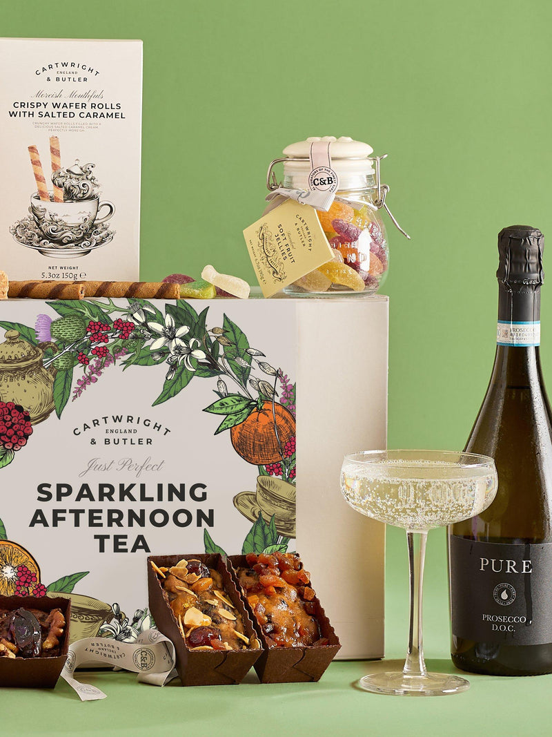 Cartwright & Butler Sparkling Afternoon Tea gift hamper - British product