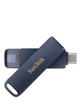 John Lewis SanDisk Phone Drive for iPhone USB-C & Lightning 128GB Metallic Sky- Buy online at McGrocer