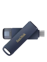 John Lewis SanDisk Phone Drive 64GB Metallic Sky for iPhone USB-C & Lightning Flash Drive- Buy online at McGrocer