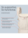Ergobaby Omni Deluxe Mesh baby carrier natural linen, imported from the UK
