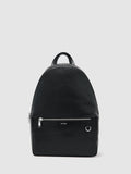Reiss leather backpack black - British product