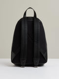 Reiss leather backpack black - British product
